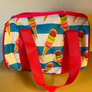 12 inch mini ice cream duffel bag